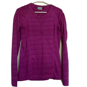 Athleta Pacifica UPF Top Long Sleeve 1/4 Zip RASH